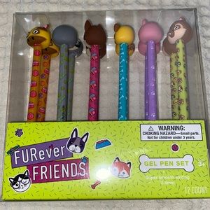 New Furever Friend gel pen set